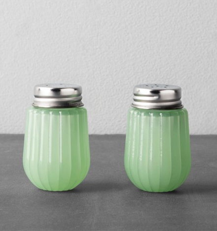 Glass Salt and Pepper Shakers