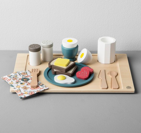 Wooden Toy Breakfast Set