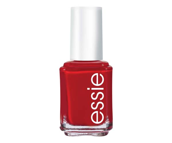 essie red nail polish