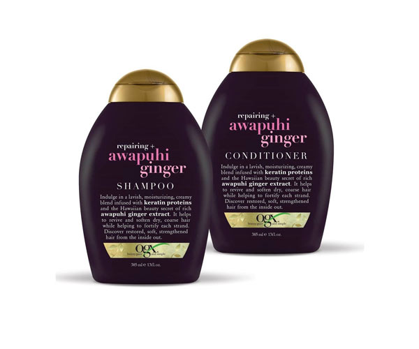 OGX shampoo and conditioner