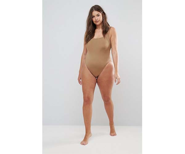 ASOS plus size one-piece bathing suit
