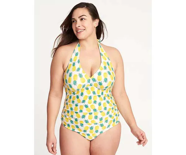 old navy plus size one-piece bathing suit