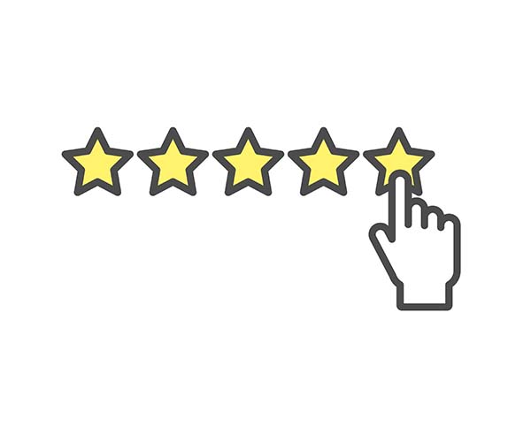 5-star online rating