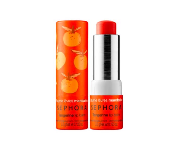 Sephora Collection tangerine lip balm