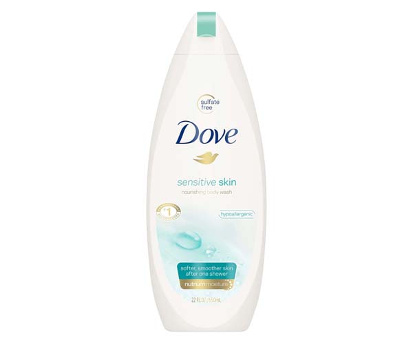 dove sensitive body wash