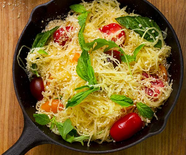 spaghetti squash dinner