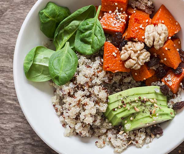 buddha quinoa bowl