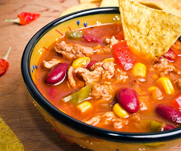 high-protein taco soup