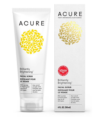 acure rightening facial scrub