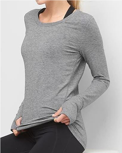 athletic tunic tee