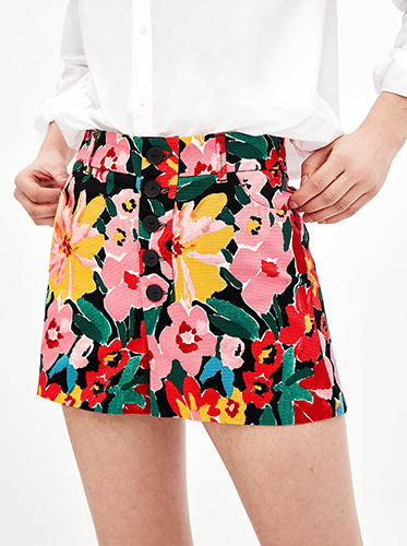 Hi-Rise Buttoned Shorts