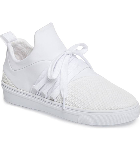 steve madden white lancer sneaker