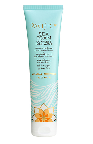 pacifica sea foam complete face wash