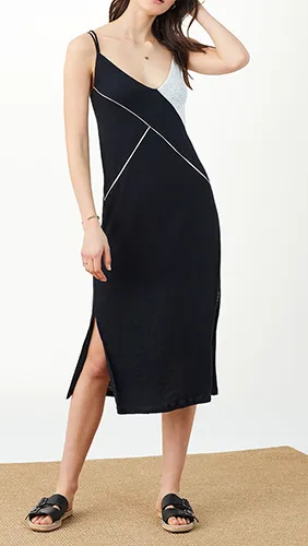 Slip Dress Midnight Black