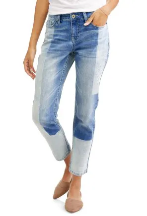 Embroidered Star Girlfriend Jeans