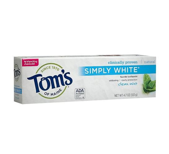 toms of maine natural whitening toothpaste