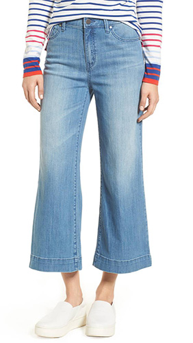 Wide Leg Cropped Jeans