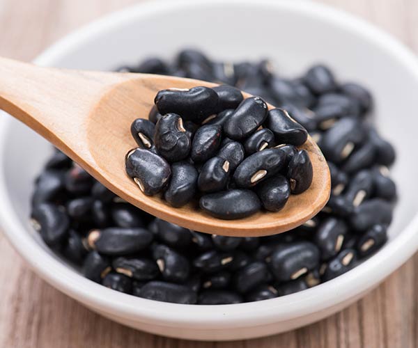 bowl of black beans