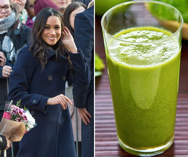 Meghan Markle meghan markle with green juice
