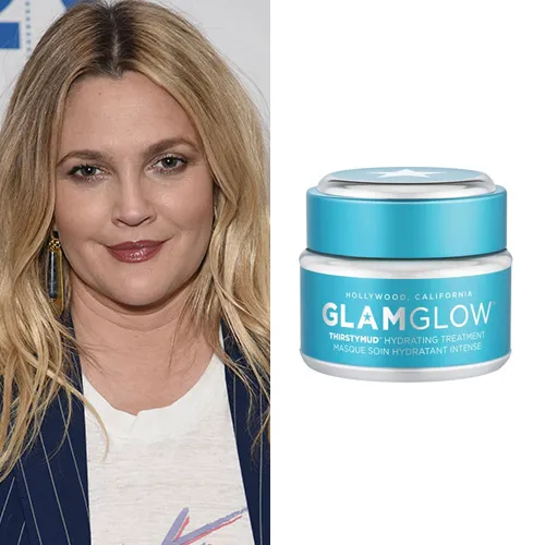 Drew Barrymore drew barrymore glamglow thirstymud hydrating treatment