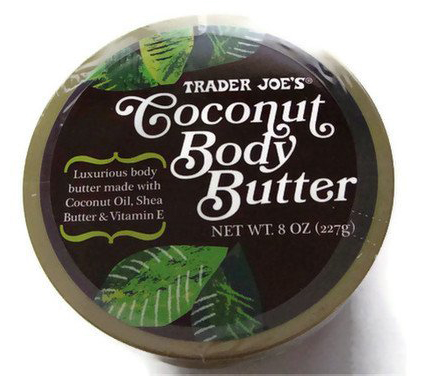 trader joe's coconut body butter