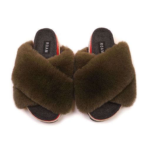 marabou slippers