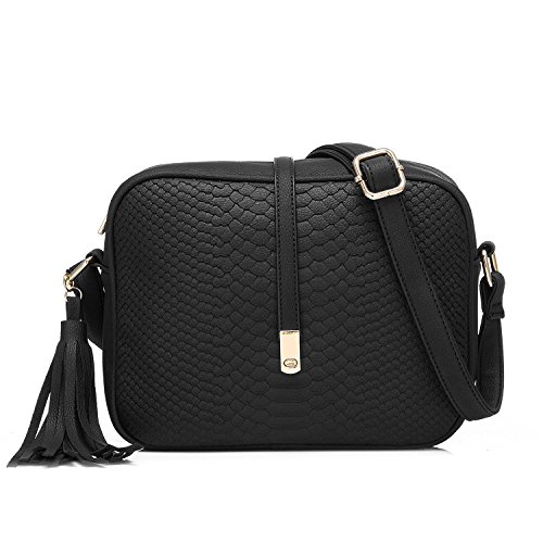 realer crossbody small shoulder bag with tassel purse