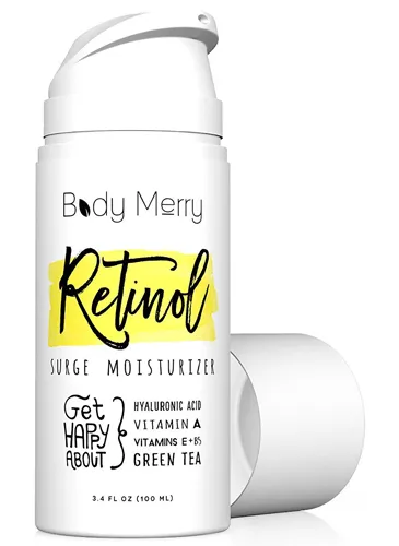 Body Merry Retinol Surge Moisturizer for youthful skin.