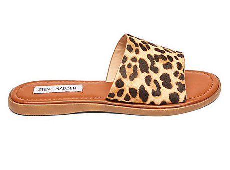 steve madden leopard slide