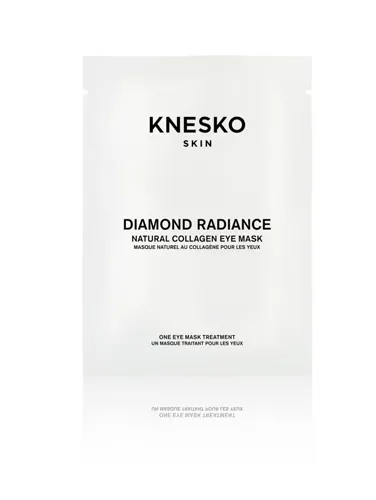 Diamond Radiance Collagen Eye Mask for brightening and hydration.