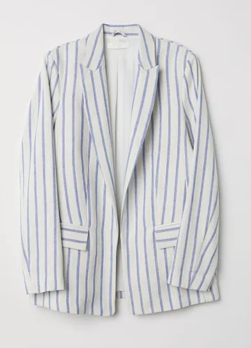 Linen-blend Jacket