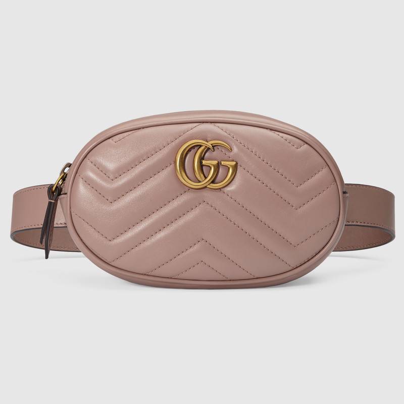 gg marmont matelassé leather belt bag
