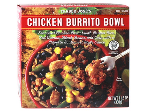 trader joes chicken burrito bowl