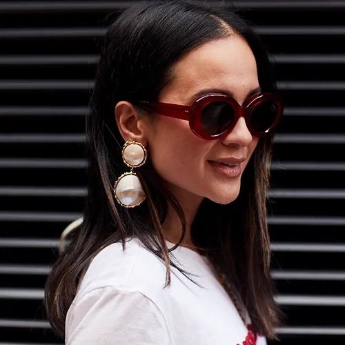 Trendy jewelry collection featuring various styles and designs.
