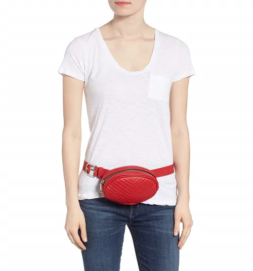 Steve Madden Quilted Belt Bag
