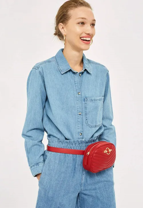 Topshop Queenie Quilted Bumbag