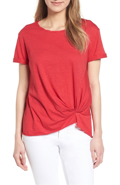 This $17 Twist-Front Tee Is Super Flattering On Every Body Type - SHEfinds
