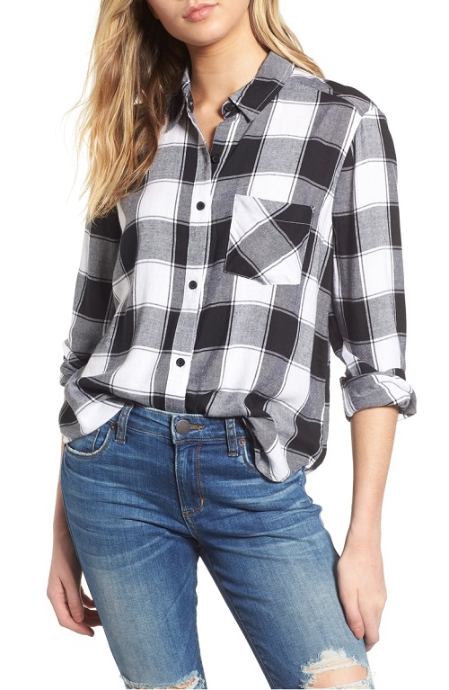 This Cute And Comfy Plaid Shirt Is Already Selling Out At Nordstrom ...