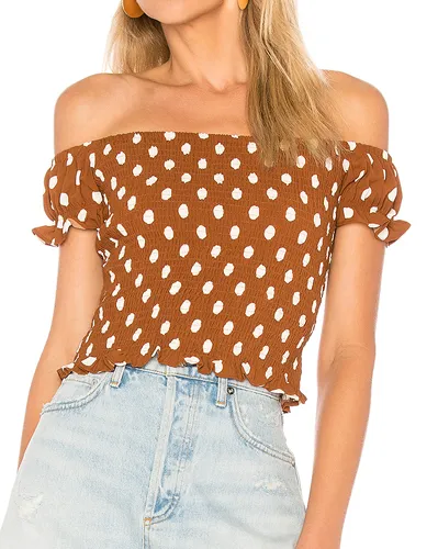 Maggie smocked top featuring stylish design and fit.