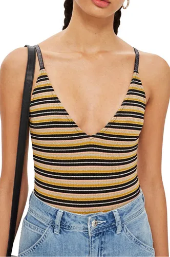 Trendy striped bodysuit for a chic look