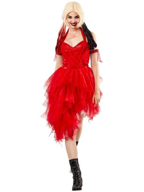 Harley Quinn red dress costume