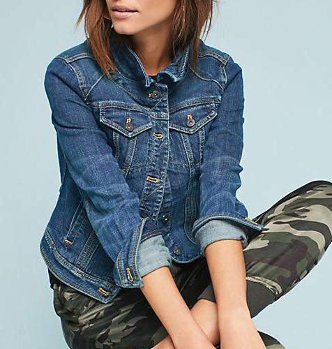 pilcro classic denim jacket