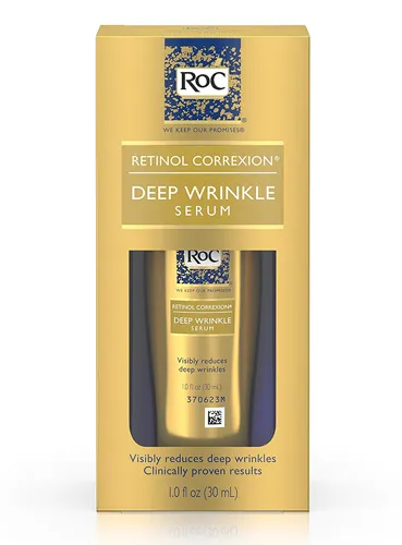 RoC Retinol Correxion Deep wrinkle cream for smoother skin.
