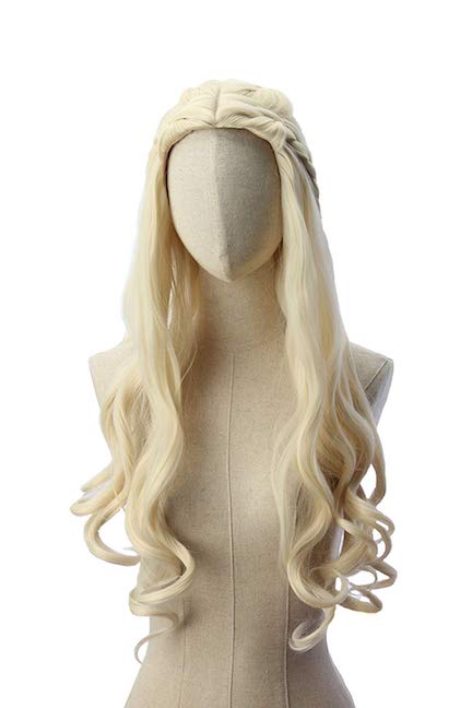 <h3>1. Daenerys: A Long Platinum Blonde Wig</h3> diy game of thrones halloween costume