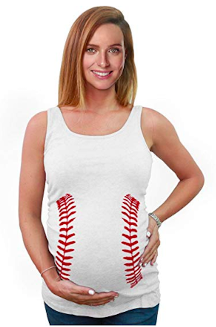 tstars baseball maternity tank