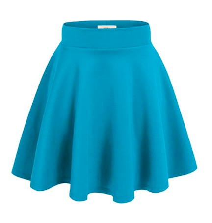 simlu women's skater skirt