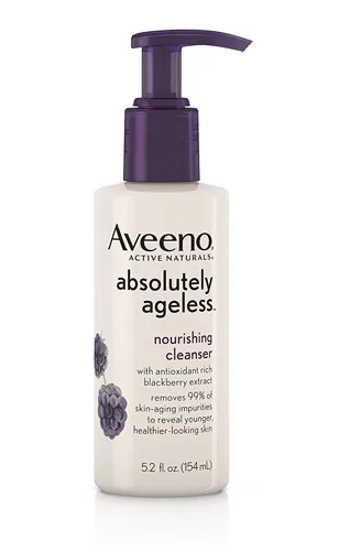 Aveeno Absolutely Ageless anti-aging facial cleanser in 5.2 fl. oz.