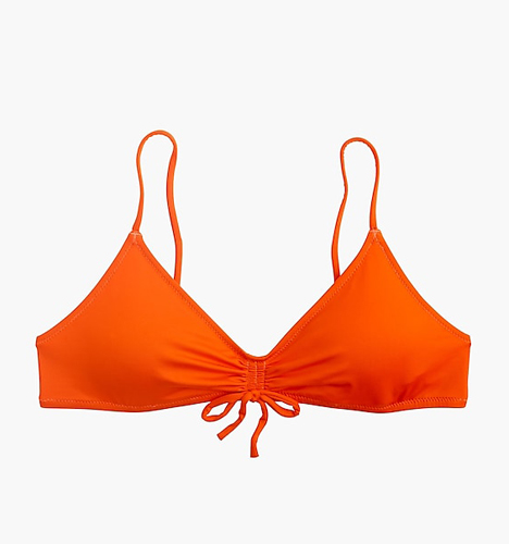 orange bathing suit trend