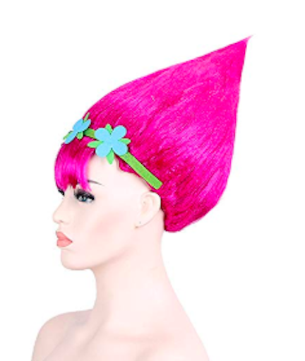 line-s cosplay pink trolls wig