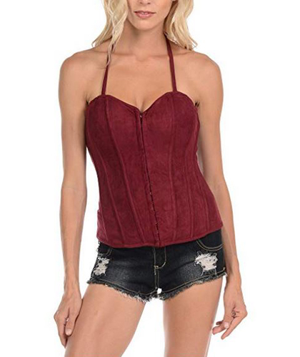 <h3>3. A Burgundy Corset</h3> wanda maximoff infinity war halloween costume